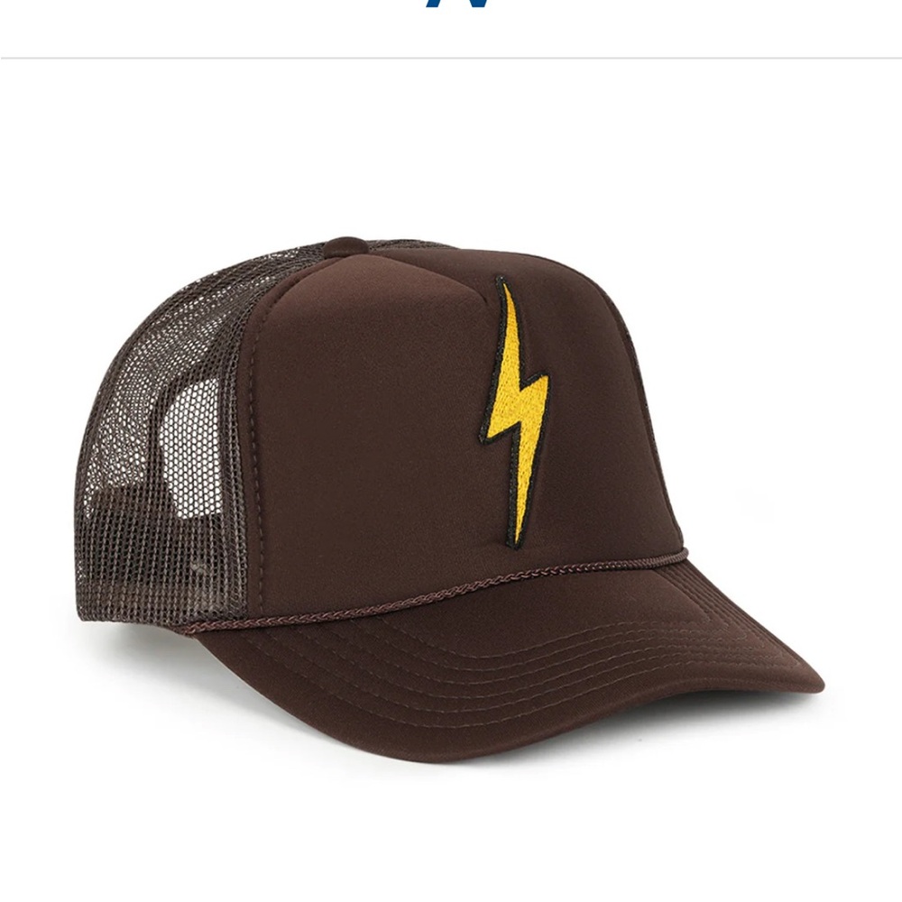 Aviator Nation Vintage Lightning Bolt Trucker Hat